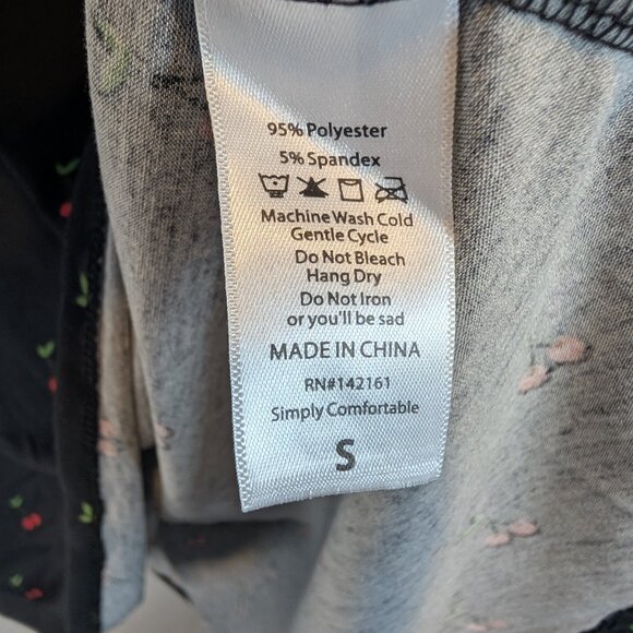 LuLaRoe Womens Small Carly Dress Midi Black Cherry Print Casual New NWT - Picture 8 of 8